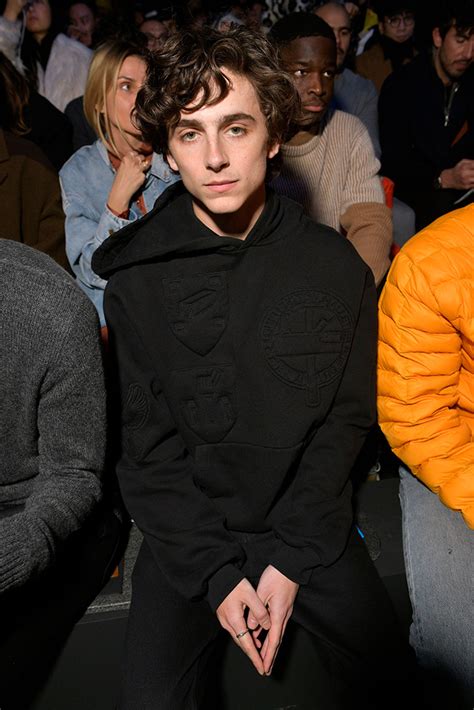 timothee chalamet louis vuitton show|timothee chalamet.